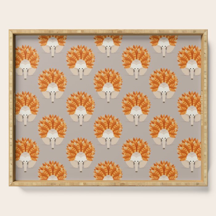 Whimsical Echidna Serving Tray Gallery Image 1