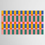Check Pattern in Bright Colors Tablecloth Gallery Image 2