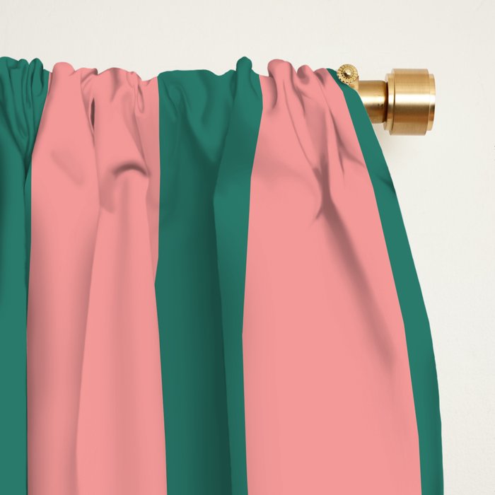 Check Pattern in Bright Colors Window Curtain Gallery Image 2