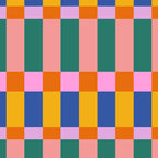 Check Pattern in Bright Colors Coffee Mug Gallery Image 2