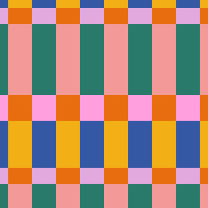 Check Pattern in Bright Colors Coffee Mug Gallery Image 2