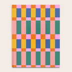 Check Pattern in Bright Colors Notebook Gallery Image 4