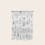 White Wildflowers Pattern Wall Hanging Gallery Image 1