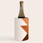 Geometric Blocks in Terracotta Wine Chiller Gallery Image 2