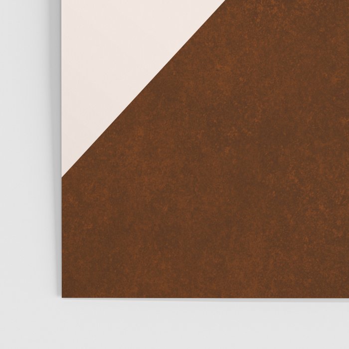 Geometric Blocks in Terracotta Poster Gallery Image 3