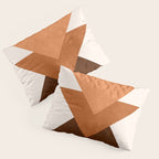 Geometric Blocks in Terracotta Pillow Sham Gallery Image 3