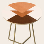 Geometric Blocks in Terracotta Side Table Gallery Image 2