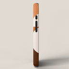 Geometric Blocks in Terracotta iPhone Case Gallery Image 2