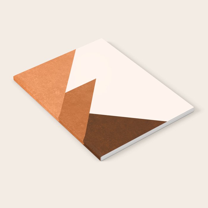 Geometric Blocks in Terracotta Notebook Gallery Image 1