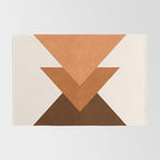 Geometric Blocks in Terracotta Rug Gallery Image 2