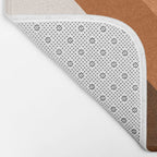 Geometric Blocks in Terracotta Bath Mat Gallery Image 2