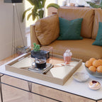 Geometric Blocks in Terracotta Serving Tray Gallery Image 2