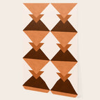 Geometric Blocks in Terracotta Wallpaper Gallery Image 2