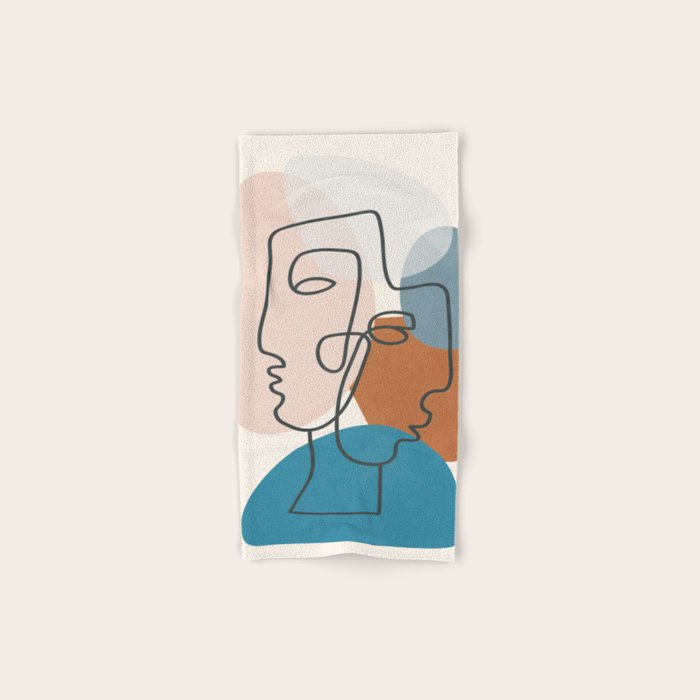 Abstract Profiles 01 Bath Towel Gallery Image 1