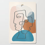 Abstract Profiles 01 Cutting Board Gallery Image 1