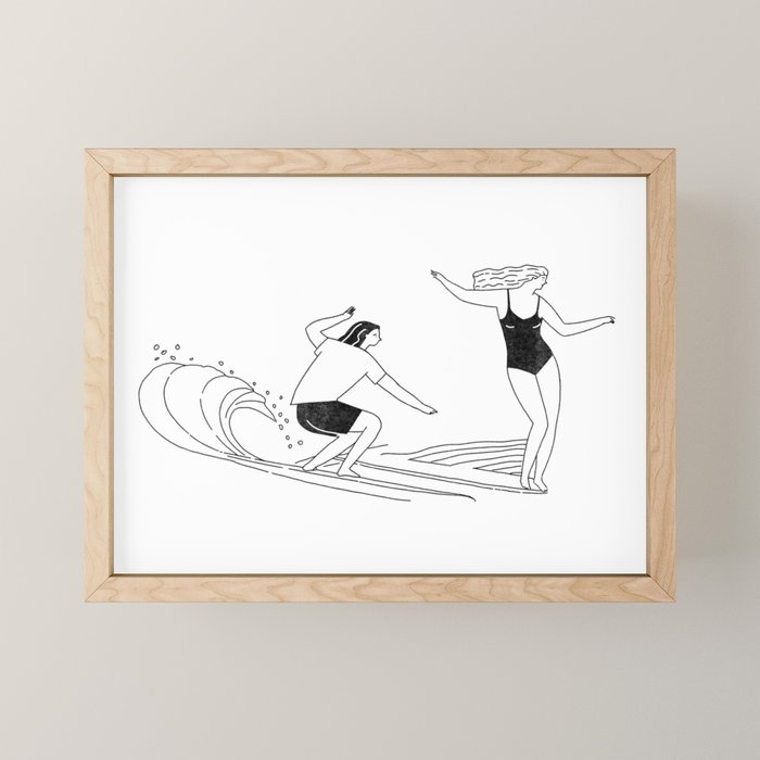 Sharing is caring Mini Art Print Gallery Image 1