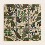 Greenish forest Wood Wall Art Gallery Image 1