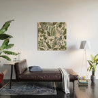 Greenish forest Wood Wall Art Gallery Image 2