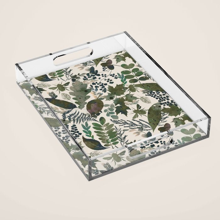 Greenish forest Acrylic Tray Gallery Image 1