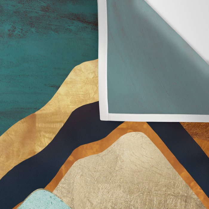 Velvet Copper Mountains Wall Tapestry Gallery Image 3