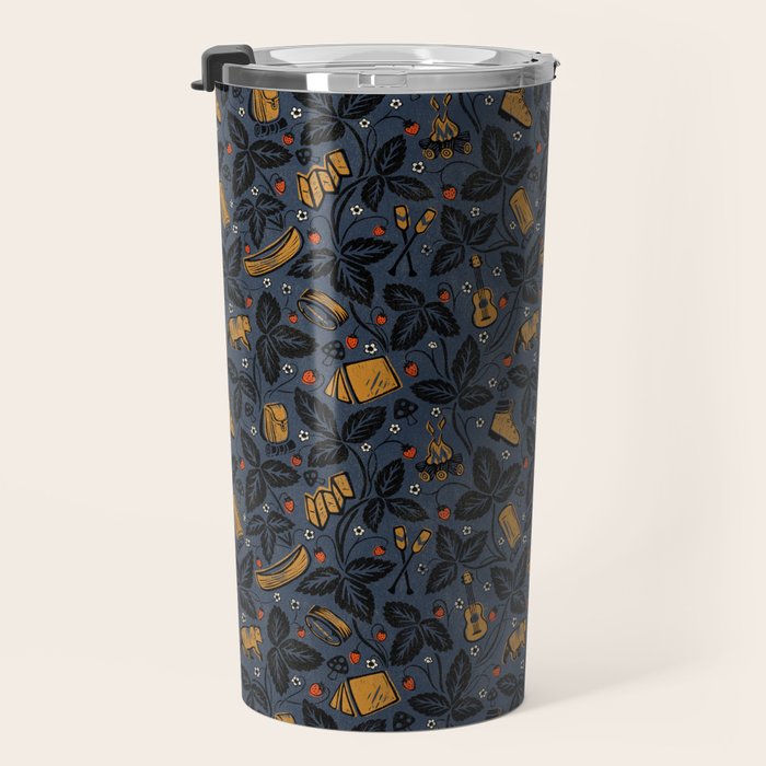 Summer Camping - Midnight Blue Travel Mug Gallery Image 3