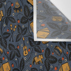 Summer Camping - Midnight Blue Wall Tapestry Gallery Image 3