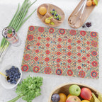 Kermina Suzani Bokhara Uzbekistan Embroidery Print Cutting Board Gallery Image 2