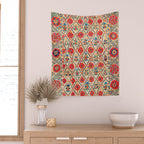 Kermina Suzani Bokhara Uzbekistan Embroidery Print Wall Tapestry Gallery Image 2