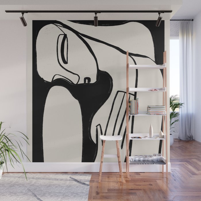 Abstract Female Figure 24 Wall Mural Gallery Image 1