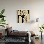 Abstract Female Figure 24 Wood Wall Art Gallery Image 2