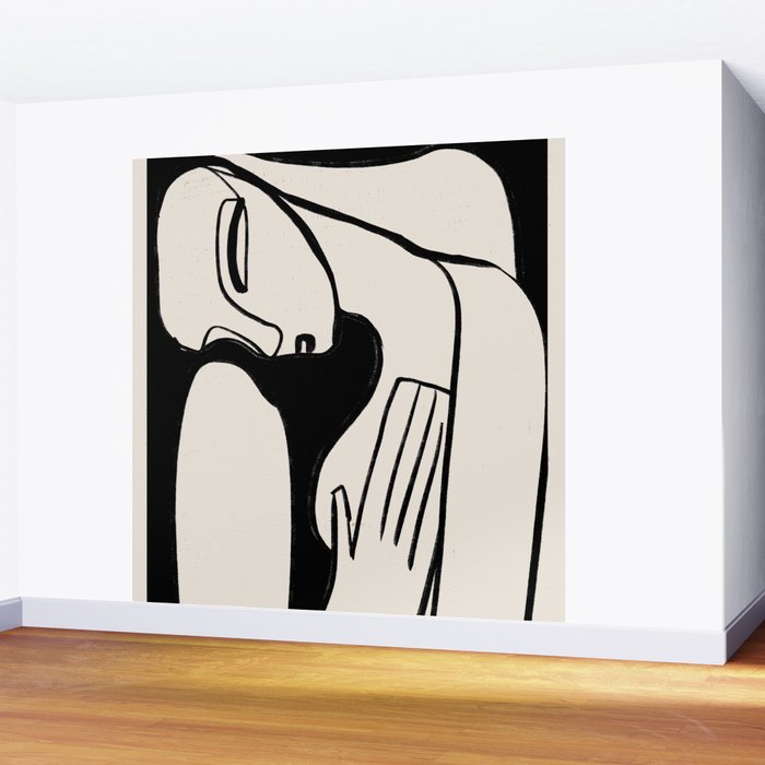 Abstract Female Figure 24 Wall Mural Gallery Image 2