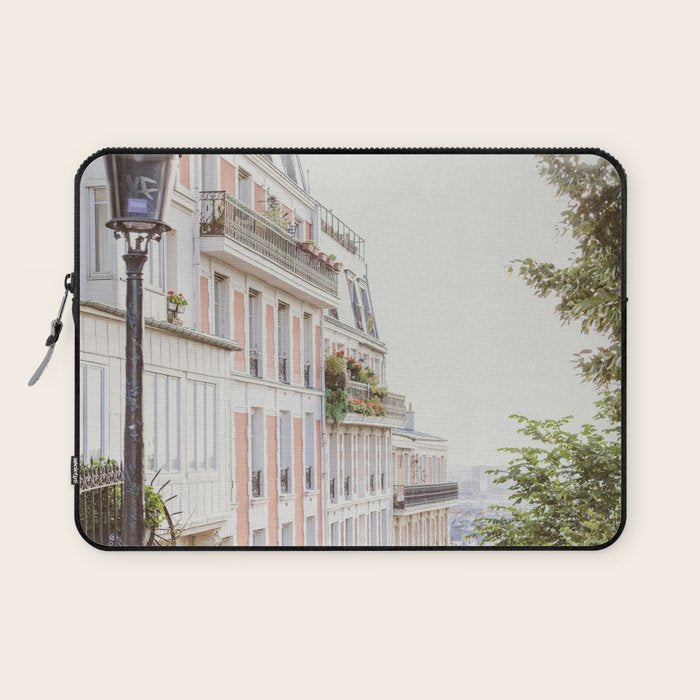 Montmartre Stairs - Paris Travel Photography Laptop Sleeve Gallery Image 1