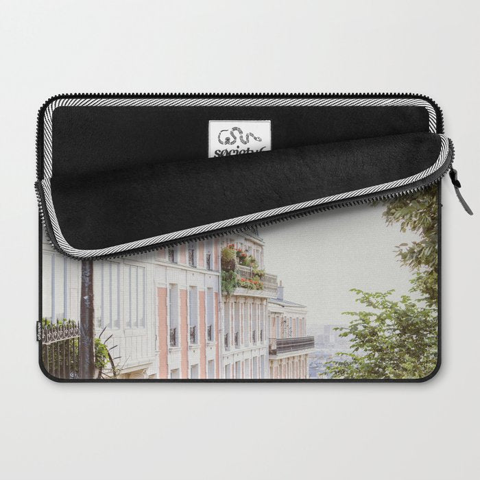 Montmartre Stairs - Paris Travel Photography Laptop Sleeve Gallery Image 2
