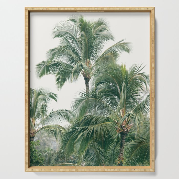 Lush Palm Trees Serving Tray Gallery Image 1
