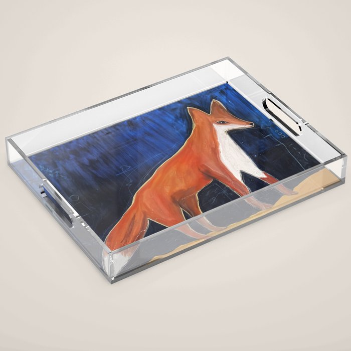 Foxy Friend Acrylic Tray Gallery Image 1