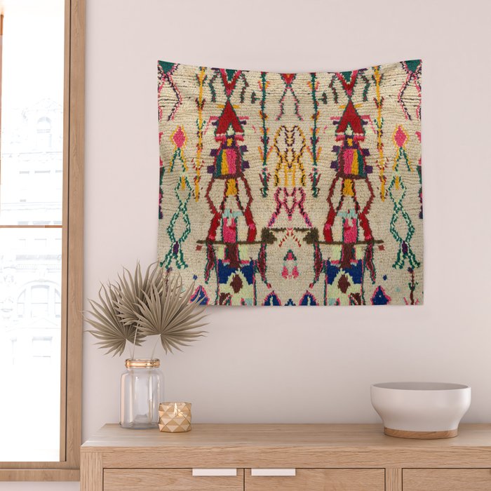 Moroccan Carpet Artwork Wall Tapestry Gallery Image 2