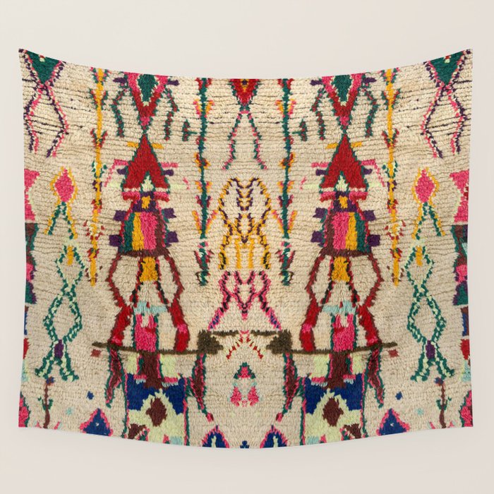 Moroccan Carpet Artwork Wall Tapestry Gallery Image 4