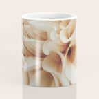 Innocence  Modern Blush White Botanical Dahlia flower photograph Coffee Mug Gallery Image 4