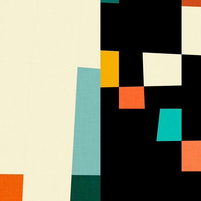 two in one, checker abstract Coffee Mug Gallery Image 2