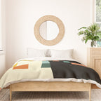 two in one, checker abstract Duvet Cover Gallery Image 3