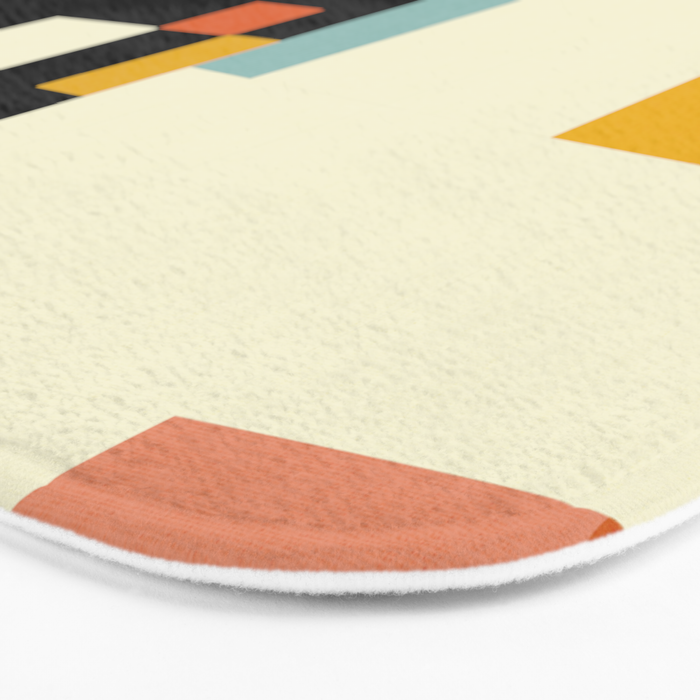 two in one, checker abstract Bath Mat Gallery Image 3