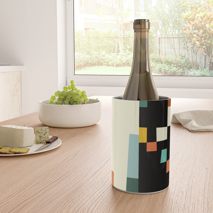 two in one, checker abstract Wine Chiller Gallery Image 4