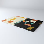 two in one, checker abstract Rug Gallery Image 3