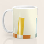 two in one, checker abstract Coffee Mug Gallery Image 3