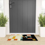 two in one, checker abstract Welcome Mat Gallery Image 3