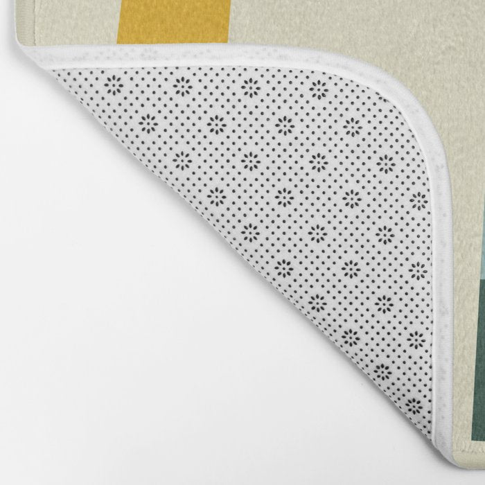 two in one, checker abstract Bath Mat Gallery Image 2