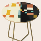two in one, checker abstract Side Table Gallery Image 2