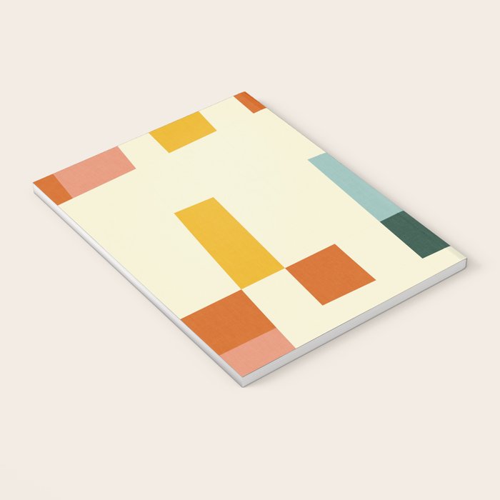 two in one, checker abstract Notebook Gallery Image 3