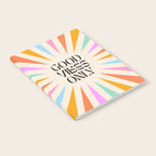 Good Vibes Only - Retro colourful Sunburst  Notebook Gallery Image 2