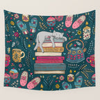 How to Hygge Like a Cat Wall Tapestry Gallery Image 4